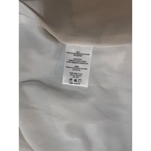 Anthropologie Sunday In Brooklyn Dress Size Small Flounced Geometric Crepe - Picture 8 of 8